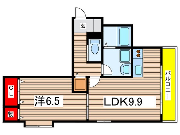 リリーコートの物件間取画像